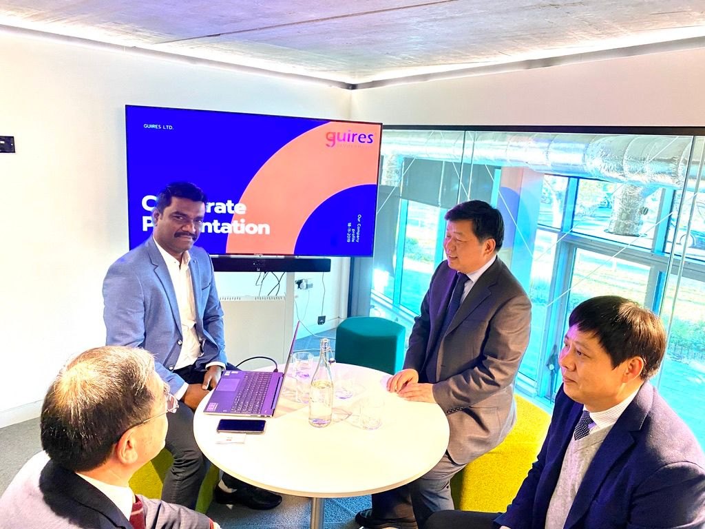 Guires Ltd corporate presentation to delegates at Manchester Science Partnerships, November 2019